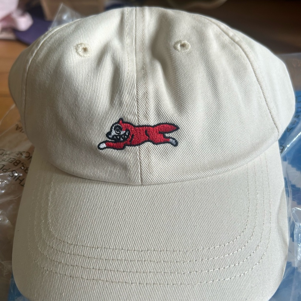 Billionaire boys club running dog logo cap
